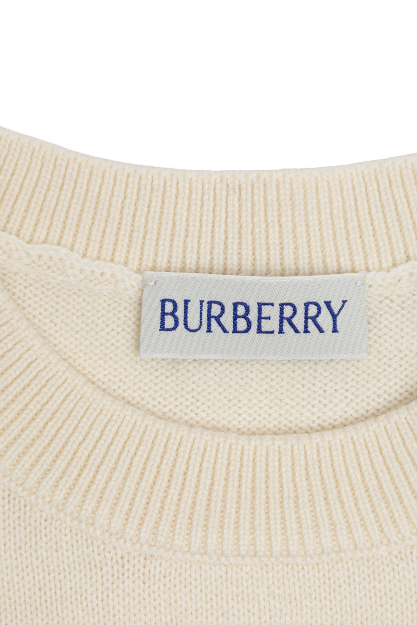 Cream Sweater with logo Burberry Kids - Vitkac GB